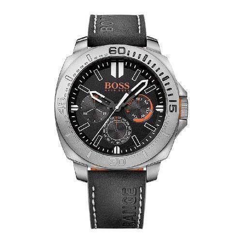 Image of Hugo Boss Orange Sao Paulo Sølv Quartz Herre ur, model 1513298